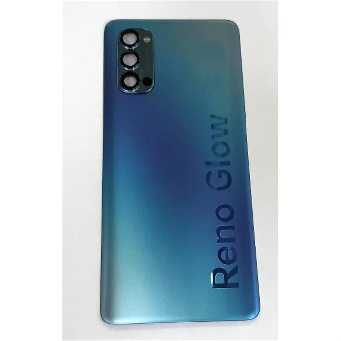 Tapa trasera o tapa bateria azul para Oppo Reno 4 Pro 5G mas cubierta camara