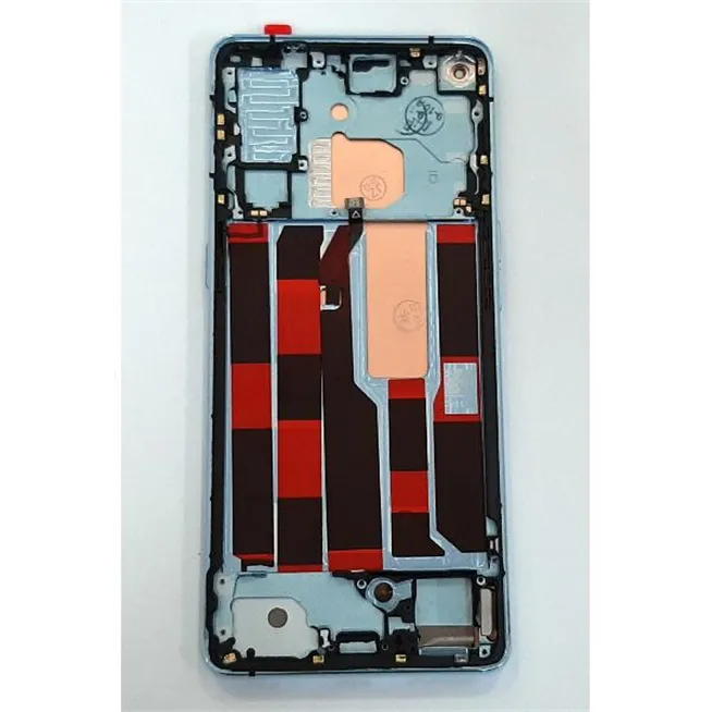 Pantalla lcd para Oppo Reno 4 Pro 5G mas tactil negro mas marco azul calidad premium