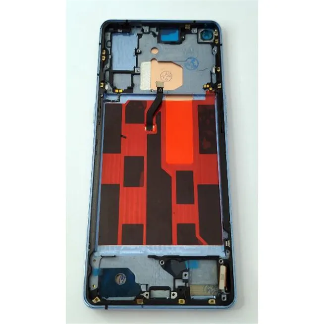 Pantalla lcd para Oppo Reno 4 Pro 5G CPH2089 mas tactil negro con marco azul calidad Oled