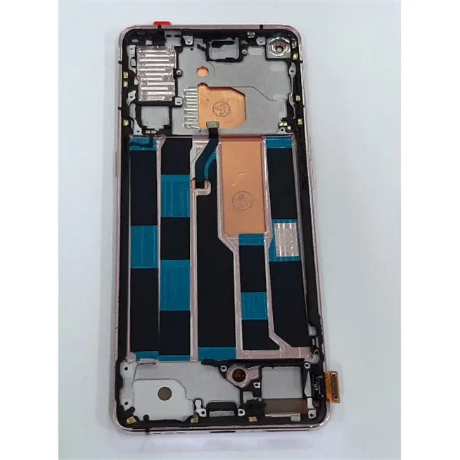 Pantalla lcd para Oppo Reno 4 Pro 5G mas tactil negro mas marco rosa calidad premium