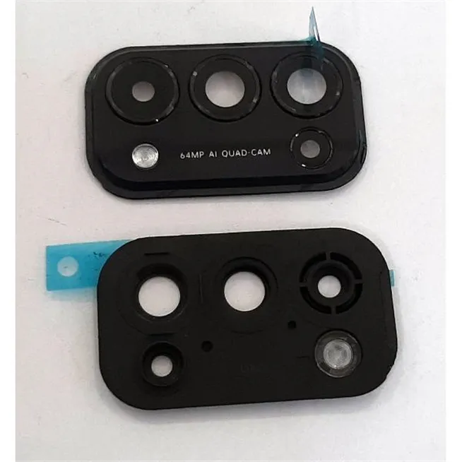 Cubierta camara negra mas cristal camara para Oppo Reno5 5G PEGM00 PEGT00 Reno5 4G calidad premium