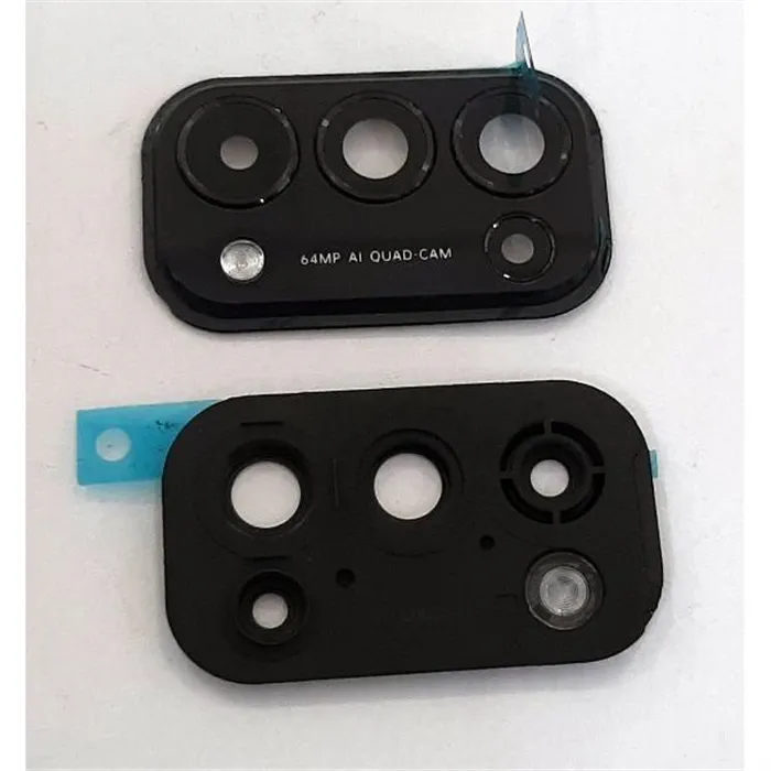 Cubierta camara negra mas cristal camara para Oppo Reno5 5G PEGM00 PEGT00 Reno5 4G calidad premium