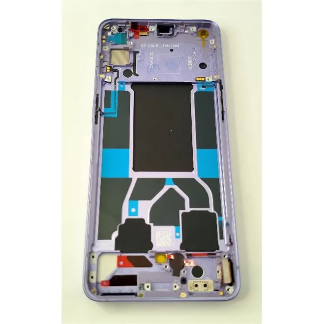Pantalla lcd para Oppo Reno 6 5G mas tactil negro mas marco purpura calidad premium