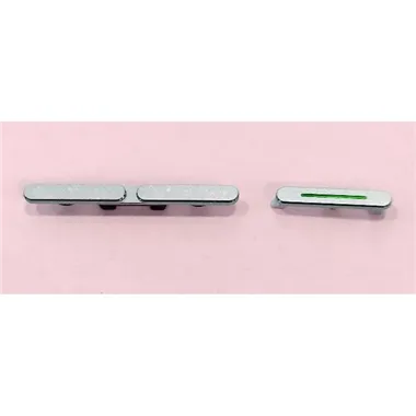 Set 2 Botones laterales azules para Oppo Reno 6 5G CPH2251 calidad premium