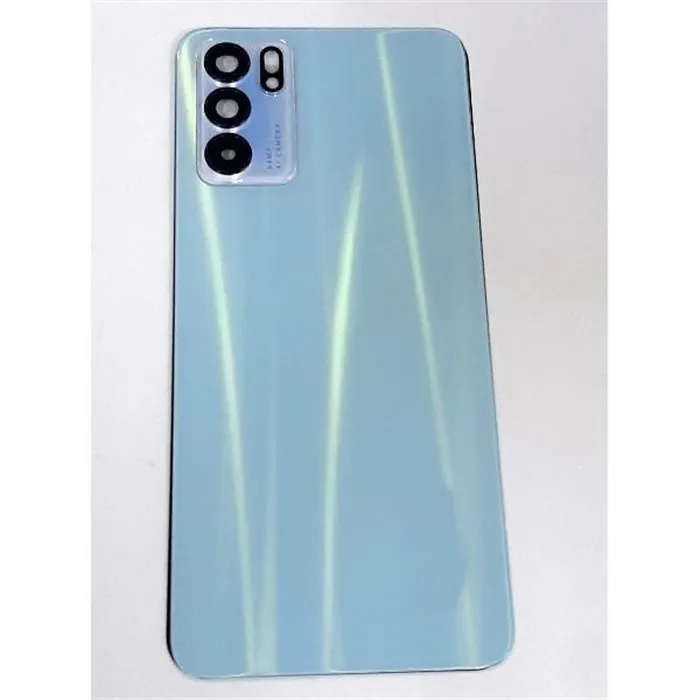 Tapa trasera o tapa bateria azul para Oppo Reno 6 5G mas cubierta camara