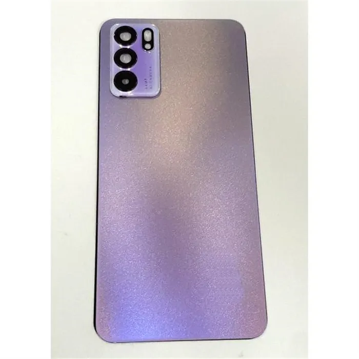 Tapa trasera o tapa bateria purpura para Oppo Reno 6 5G mas cubierta camara