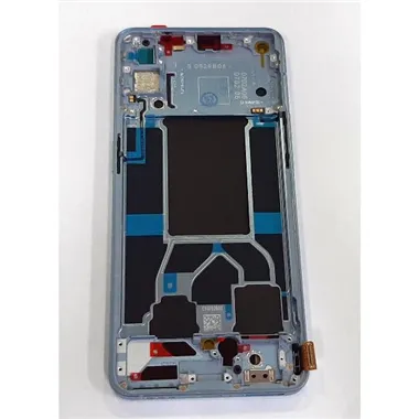Pantalla lcd para Oppo Reno 6 5G mas tactil negro mas marco azul calidad premium