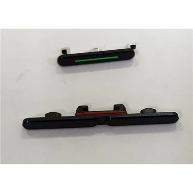 Set 2 botones negros para Oppo Reno 6 5G calidad premium