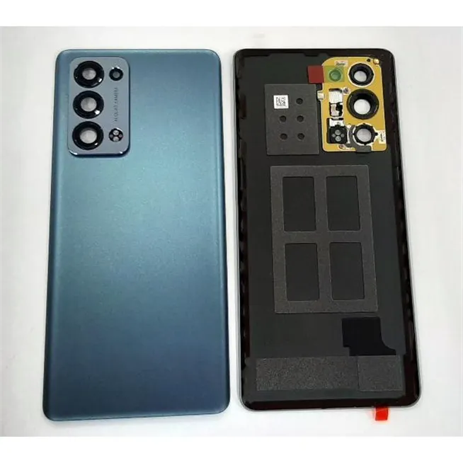 Tapa trasera o tapa bateria azul para Oppo Reno 6 Pro 5G mas cubierta camara