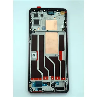 Pantalla lcd para Oppo Reno 6 Pro 5G CPH2247 mas tactil negro mas marco rosa calidad premium