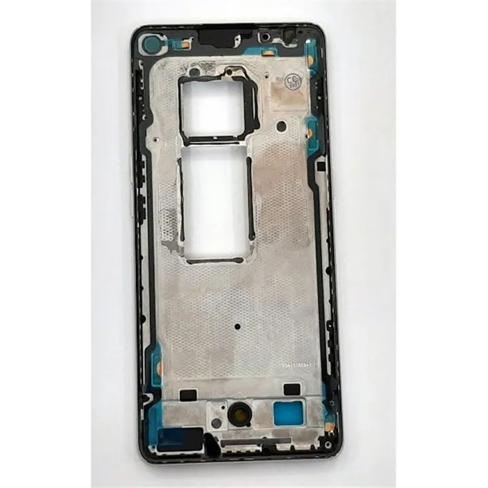 Carcasa central o marco plata para Oppo Reno 6 Pro 5G CPH2247 calidad premium