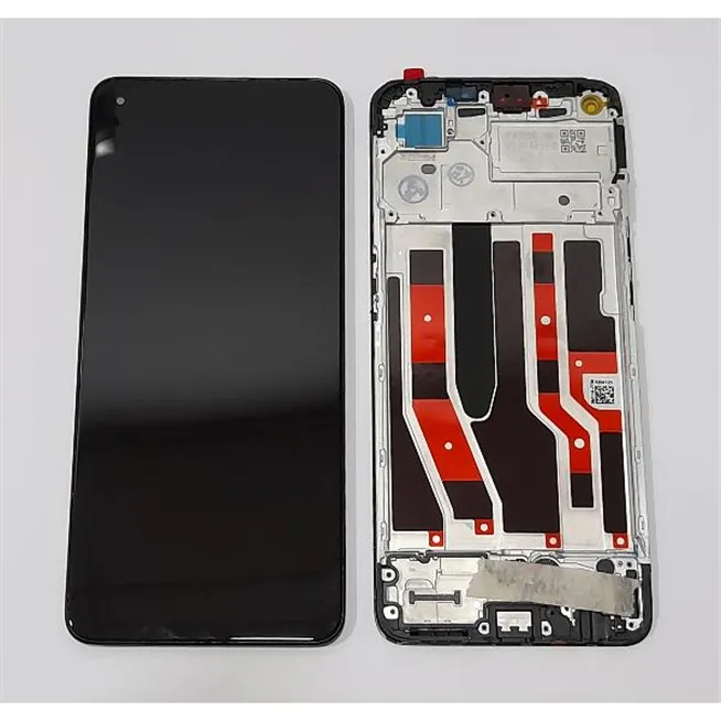 Pantalla lcd Oled para Oppo Reno 7 4G CPH2363 mas tactil negro con marco negro