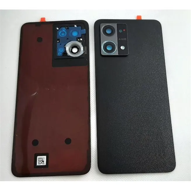 Tapa trasera o tapa bateria negra para Oppo Reno 7 4G CPH2363 mas cubierta camara