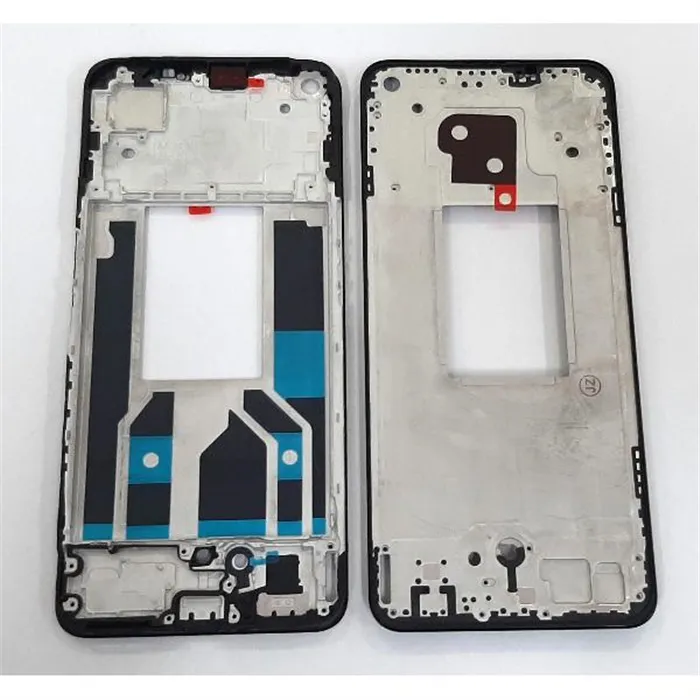 Carcasa central o marco negro para Oppo Reno 8 5G calidad premium