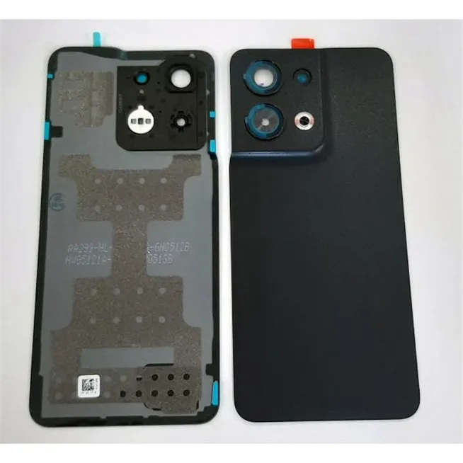 Tapa trasera o tapa bateria negra para Oppo Reno 8 5G RMX3241 mas cubierta camara