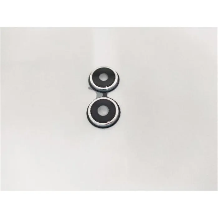 Set 2 cubierta camara plata para Oppo Reno 8 Lite 5G CPH2343 calidad premium