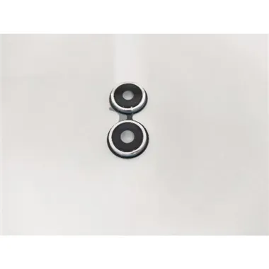 Set 2 cubierta camara plata para Oppo Reno 8 Lite 5G CPH2343 calidad premium