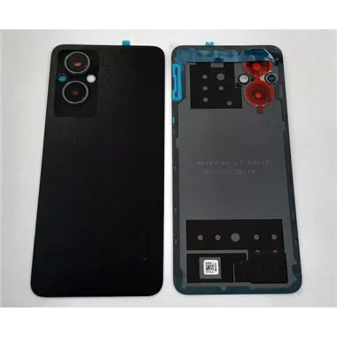 Tapa trasera o tapa bateria negra para Oppo Reno 8 Lite 5G CPH2343 mas cubierta camara