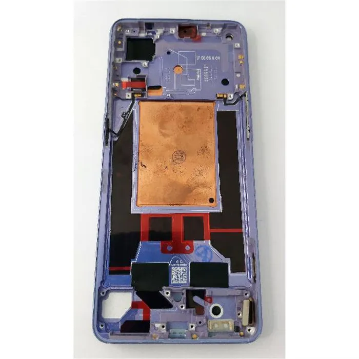 Pantalla lcd para Oppo Reno 8 Pro CPH2357 mas tactil negro con marco purpura compatible tiene reconocimiento facial