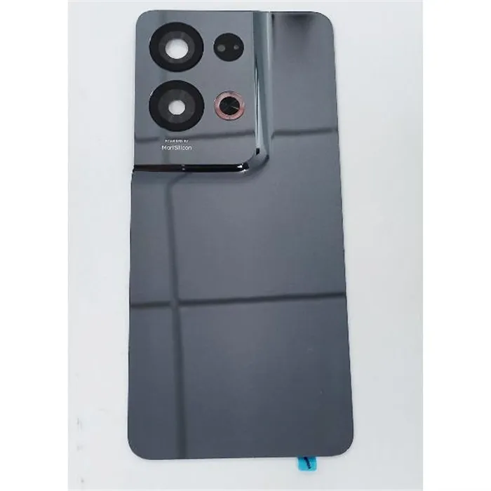 Tapa trasera o tapa bateria negra mas cubierta camara negra para Oppo Reno 8 Pro CPH2357 calidad premium
