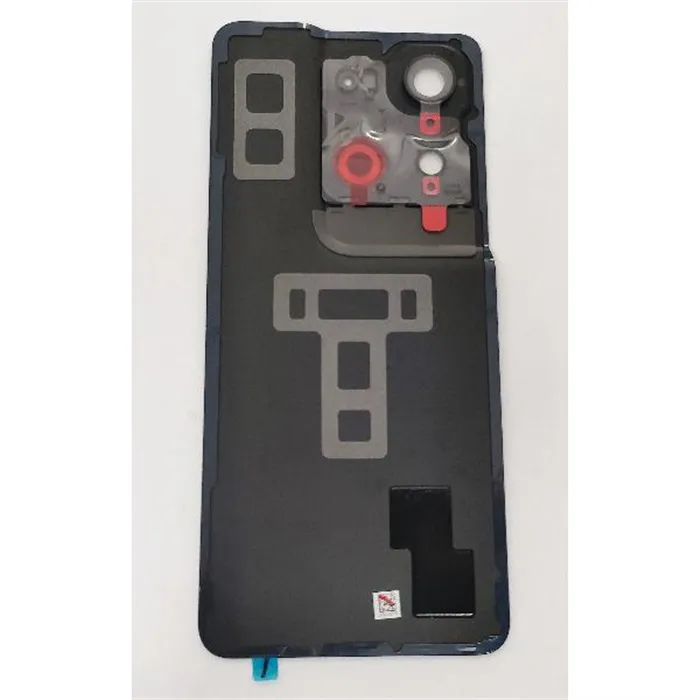 Tapa trasera o tapa bateria negra mas cubierta camara negra para Oppo Reno 8 Pro CPH2357 calidad premium