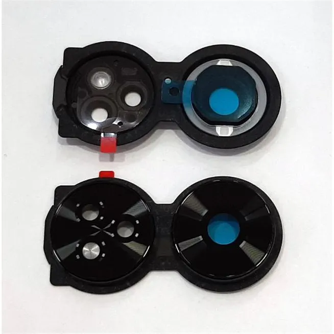 Set 2 cubierta camara negra para Oppo Reno 8T 4G calidad premium