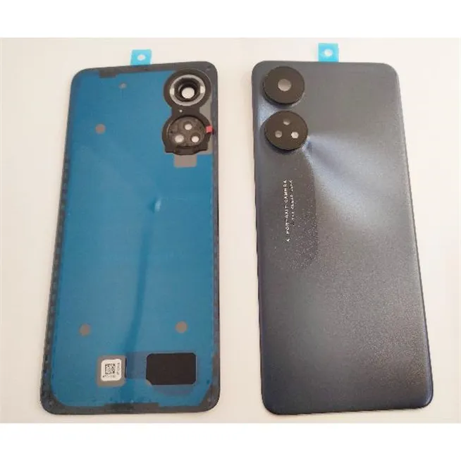 Tapa trasera o tapa bateria negra para Oppo Reno 8T 4G mas cubierta camara