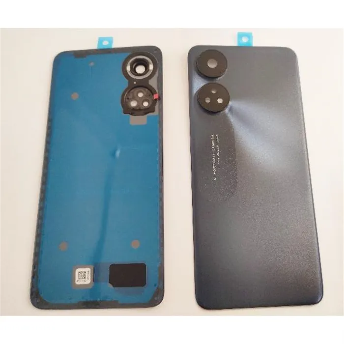 Tapa trasera o tapa bateria negra para Oppo Reno 8T 4G mas cubierta camara