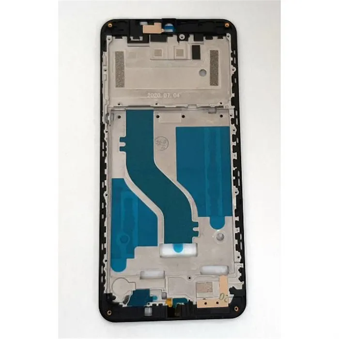 Carcasa central o marco negro para Oukitel C19 calidad premium