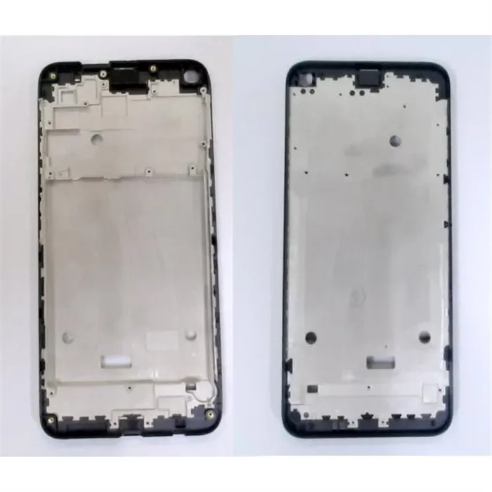 Carcasa central o marco negro para Oukitel C21 calidad premium