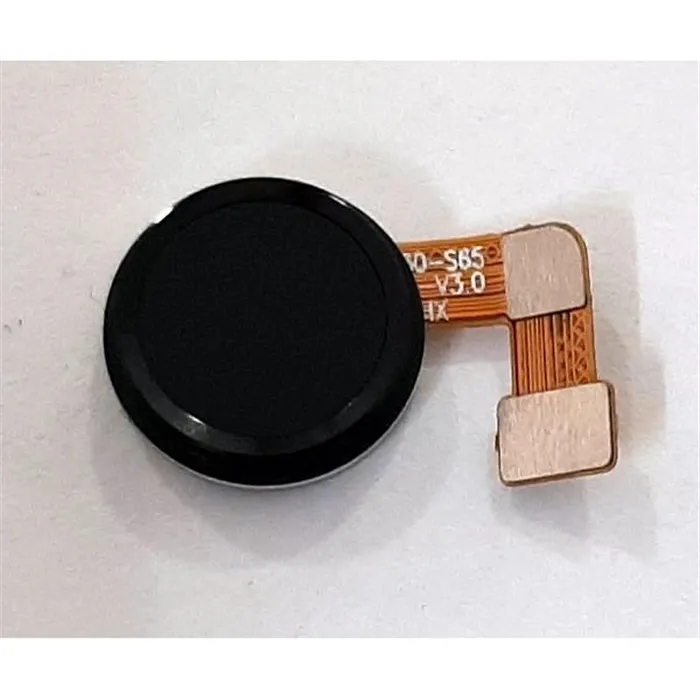 Flex boton home negro para Oukitel C23 Pro calidad premium