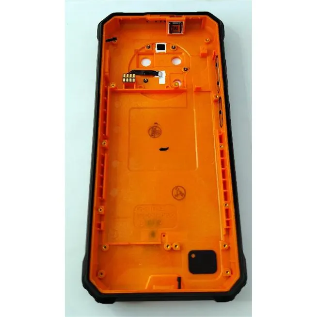 Tapa trasera o tapa bateria con carcasa central naranja para Oukitel G1