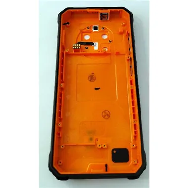 Tapa trasera o tapa bateria con carcasa central naranja para Oukitel G1