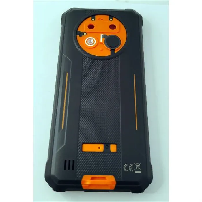 Tapa trasera o tapa bateria con carcasa central naranja para Oukitel G1