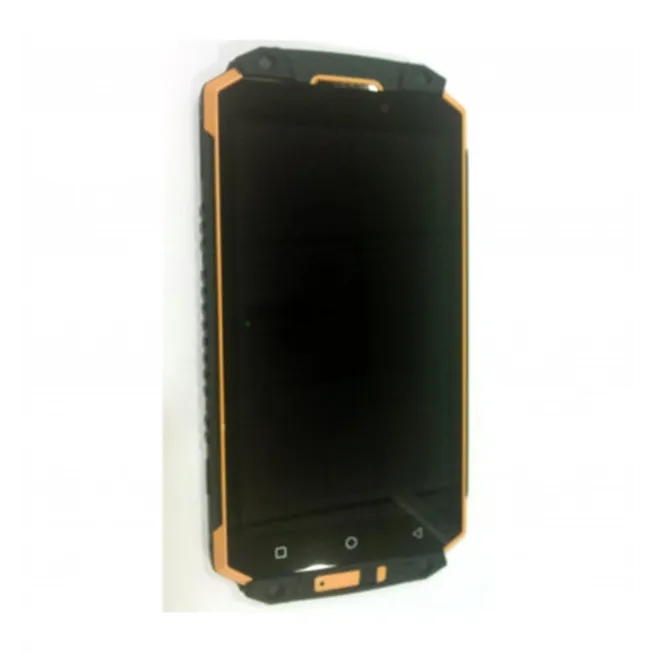 Pantalla lcd para Oukitel K10000 Max mas tactil negro mas marco naranja calidad premium