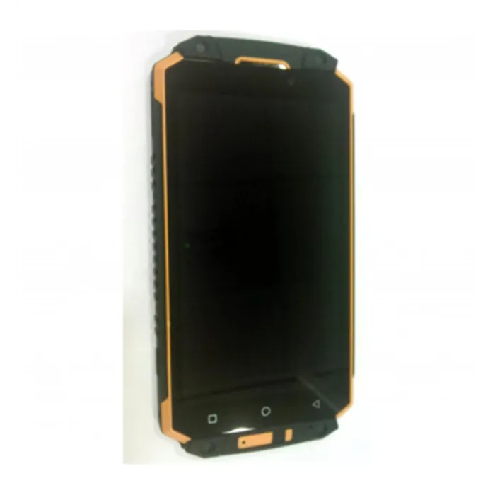 Pantalla lcd para Oukitel K10000 Max mas tactil negro mas marco naranja calidad premium