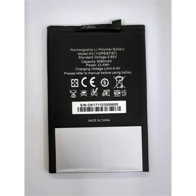 Bateria K3 1icp6/67/97 6080mAh para Oukitel K3 calidad premium
