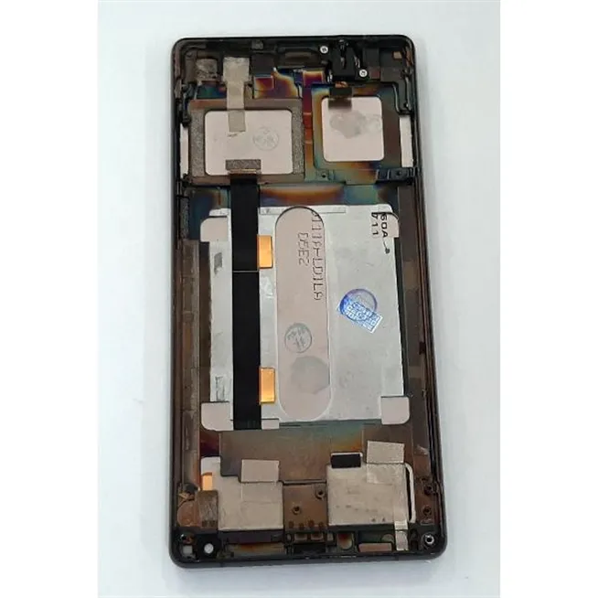 Pantalla lcd para Oukitel Mix 2 mas tactil azul mas marco negro calidad premium