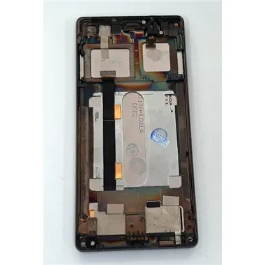 Pantalla lcd para Oukitel Mix 2 mas tactil azul mas marco negro calidad premium