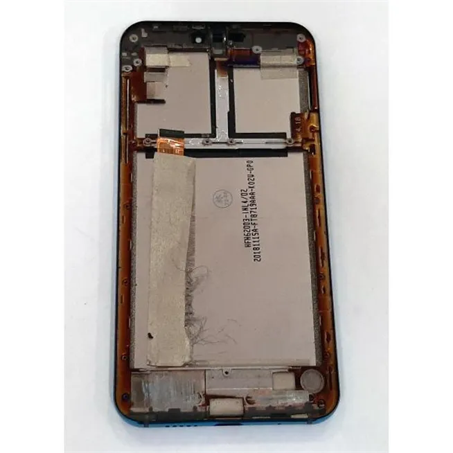 Pantalla lcd para Oukitel U23 mas tactil negro mas marco azul calidad premium