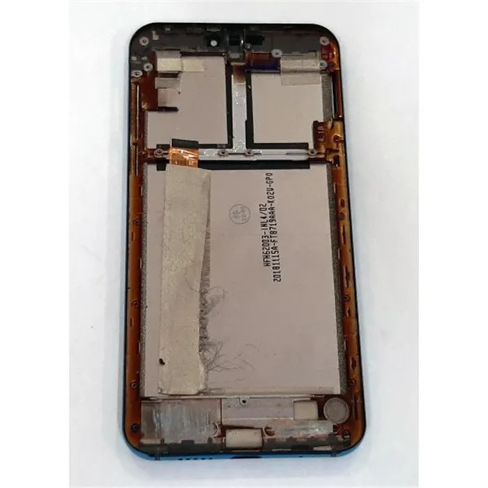 Pantalla lcd para Oukitel U23 mas tactil negro mas marco azul calidad premium