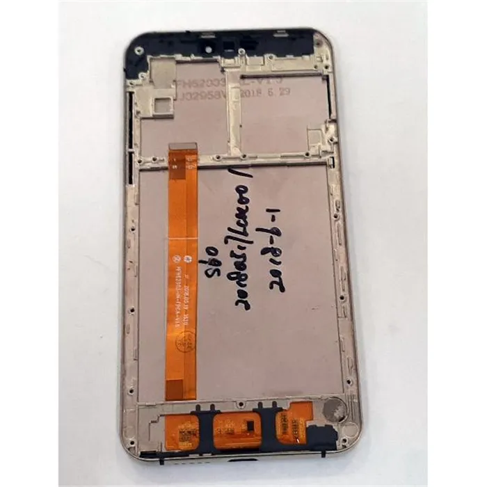 Pantalla lcd para Oukitel U23 mas tactil negro mas marco dorado calidad premium