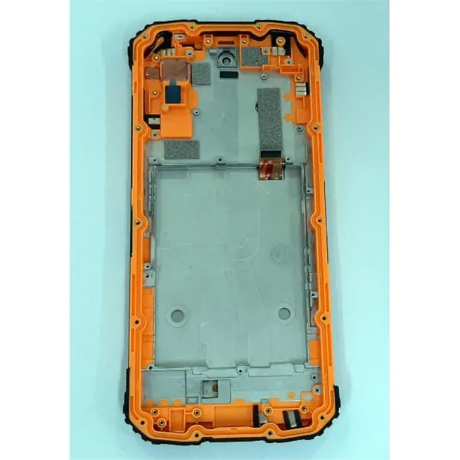 Pantalla lcd para Oukitel WP10 mas tactil negro mas marco naranja calidad premium