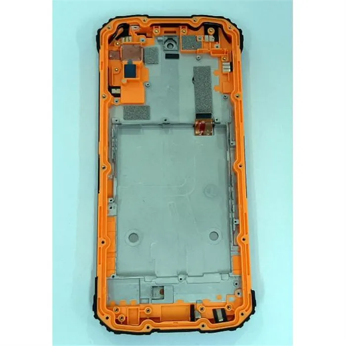 Pantalla lcd para Oukitel WP10 mas tactil negro mas marco naranja calidad premium