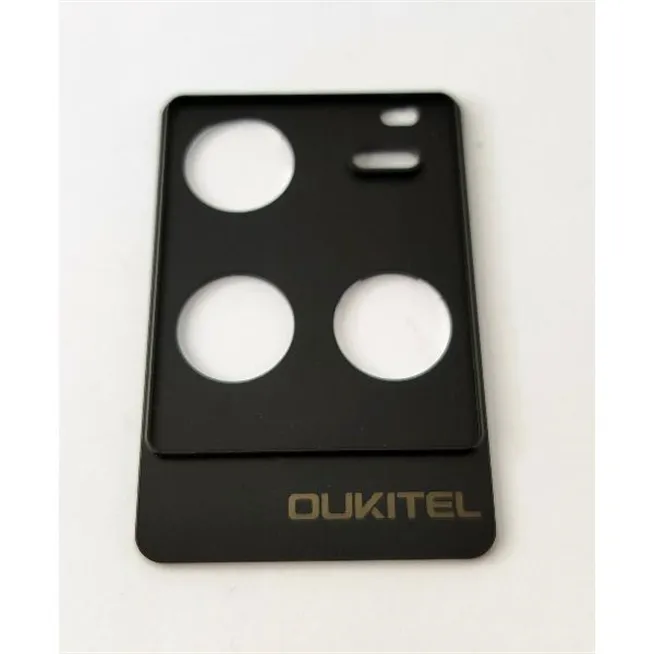 Cristal de camara con marco negro para Oukitel WP50 5G calidad premium