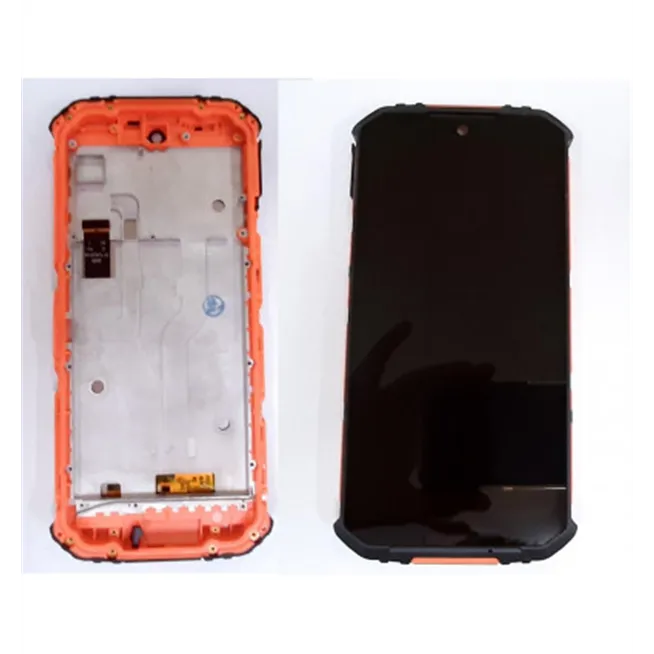 Pantalla lcd para Oukitel WP6 mas tactil negro mas marco naranja calidad premium