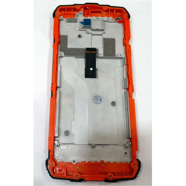 Pantalla lcd para Oukitel WP7 mas tactil negro mas marco naranja calidad premium