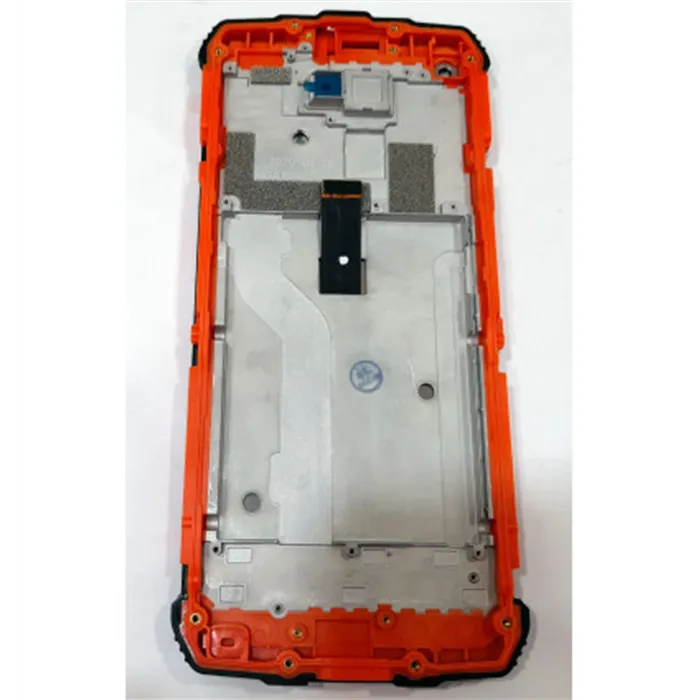 Pantalla lcd para Oukitel WP7 mas tactil negro mas marco naranja calidad premium