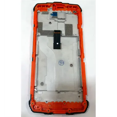 Pantalla lcd para Oukitel WP7 mas tactil negro mas marco naranja calidad premium