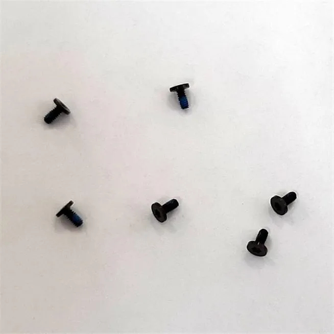 Set 6 tornillos negros para Oukitel WP9 calidad premium